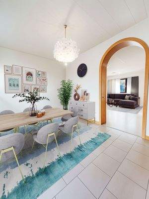 Animation Esszimmer nach Renovierung