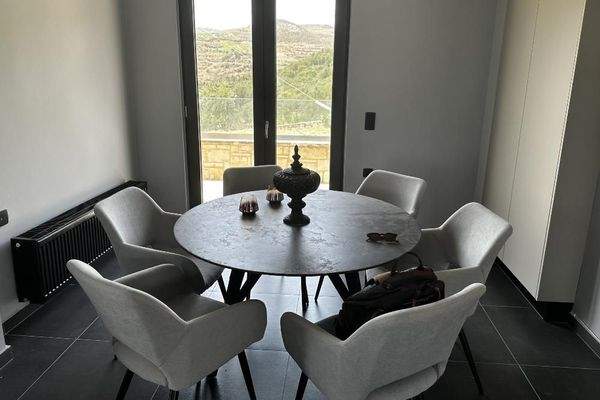 Kreta, Kolymvari: Moderne Luxusvilla mit atemberaubender Aussicht und privatem Pool zum Verkauf