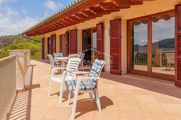 Balkon mit Blick auf...