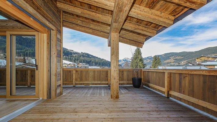 KITZIMMO-Exklusives Neubau-Penthouse mit Ski/in-Ski/out - Immobilien Kirchberg.
