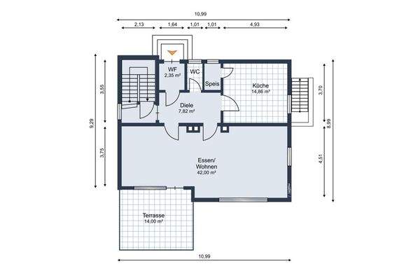 Grundriss Erdgeschoss