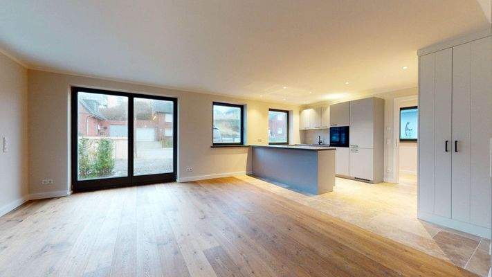 Blick auf die Küche