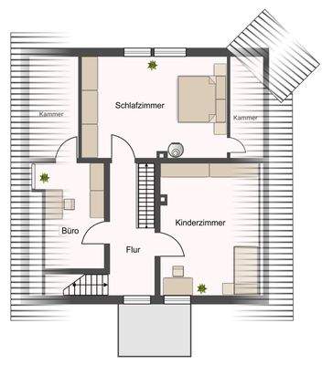 Grundriss Obergeschoss