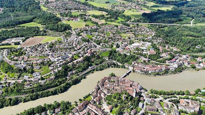 Luftbild_Laufenburg (Baden-Schweiz)