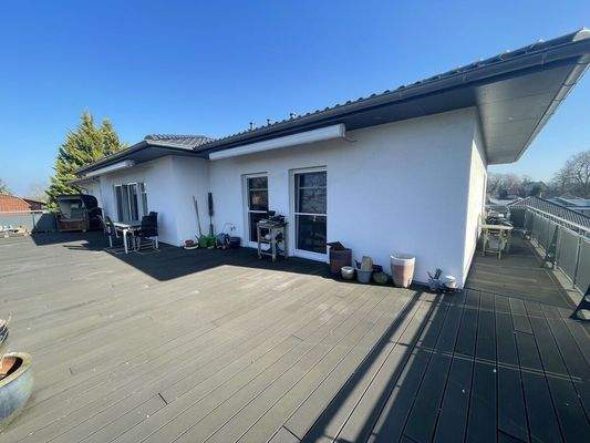 Seitenansicht Dachterrasse