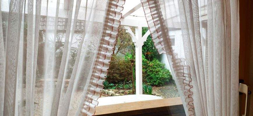 Ausblick in den Garten