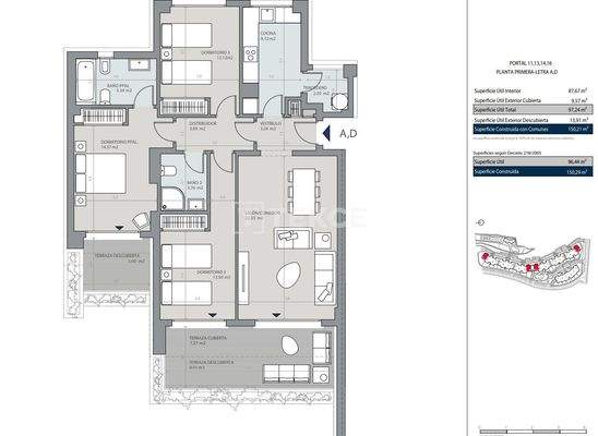 Sea View Real Estate Near the Golf Course in Estepona