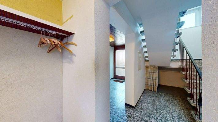 EG Garderobe, Treppenhaus