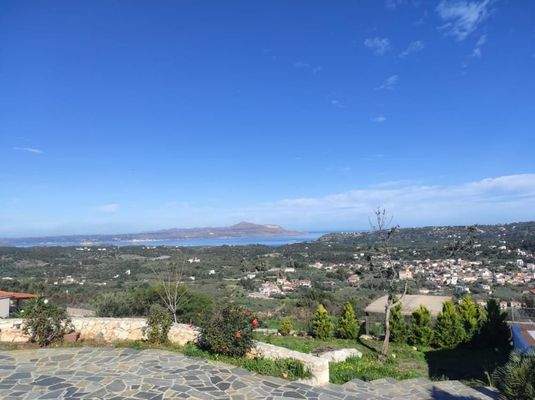 Kreta, Gavalochori: Grundstück mit unbegrenztem Panoramablick auf das Meer zu verkaufen