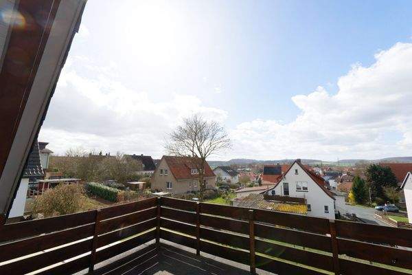 Blick der Terrasse im OG