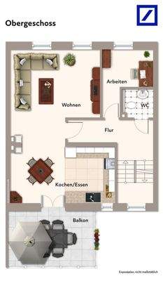 Grundriss Obergeschoss