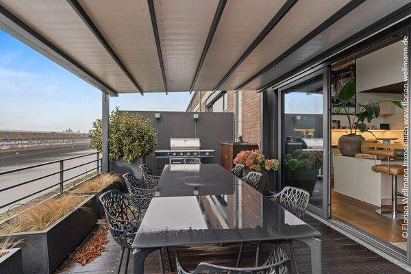 ... und Blick auf die Weser