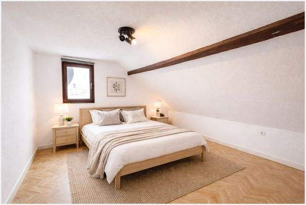 Schlafzimmer Dachgeschoss  Visualisierung