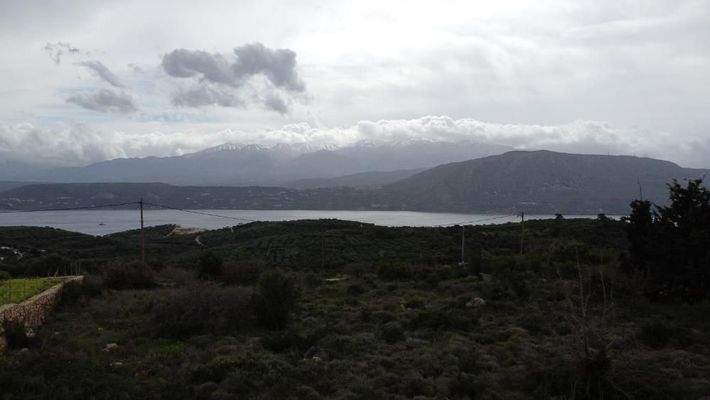 Kreta, Sternes: Grundstück mit Baugenehmigung in Akrotiri zu verkaufen