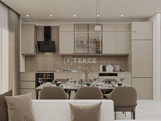 Apartments in a Two-Block Project Near the Sea in Alanya