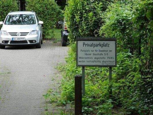 Privatparkplatz