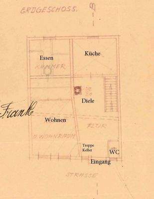 Grundrissplan Erdgeschoss