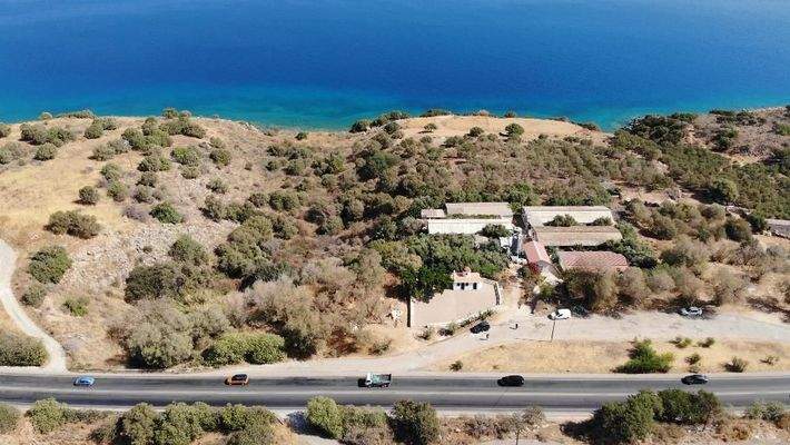 Kreta, Platani: Prestigeträchtiges Panoramagrundstück in der Nähe von Souda zu verkaufen