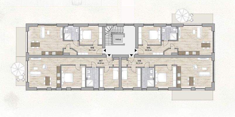 Grundriss Obergeschoss