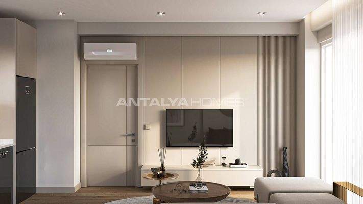 Apartments in a Complex with Pool and Security in Kepez Antalya