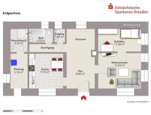 Grundriss Erdgeschoss