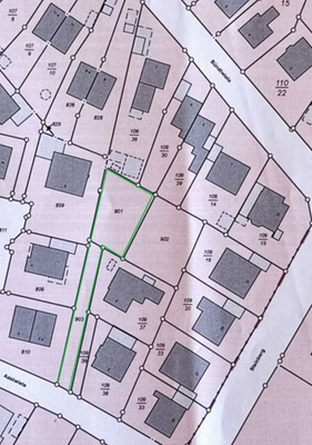 Lageplan-Flurstücke 903 und 901 