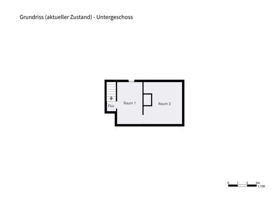 Grundriss - aktueller Zustand UG
