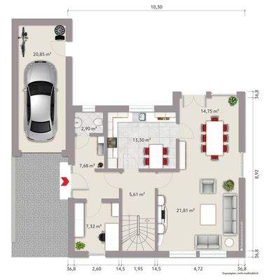 Grundriss Erdgeschoss