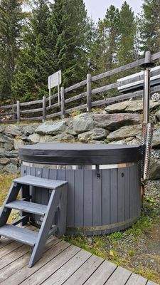 Hot Pot auf der Terrasse