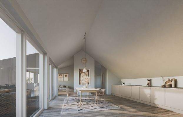 Visualisierung Penthouse Küche