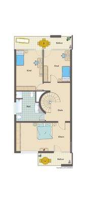 Grundriss Obergeschoss