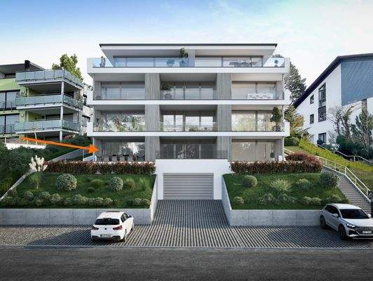 Hier befindet sich die Wohnung