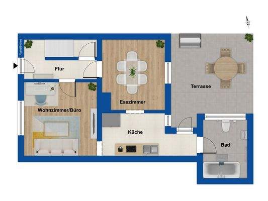 Grundriss Erdgeschoss