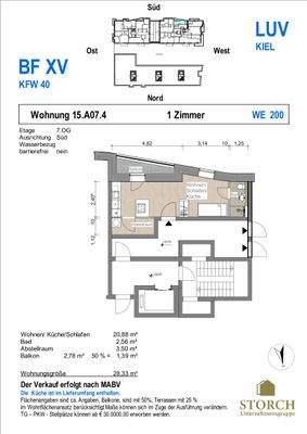 Grundriss WE 200 Baufeld XV 