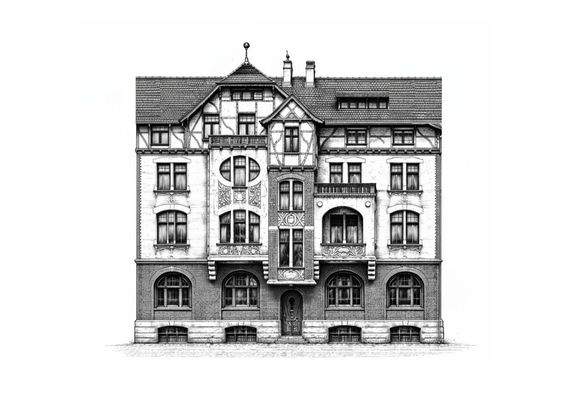 Außenansicht Zeichnung