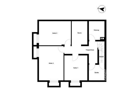 Grundriss Untergeschoss