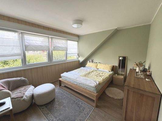 Schlafzimmer im Dachgeschoss...