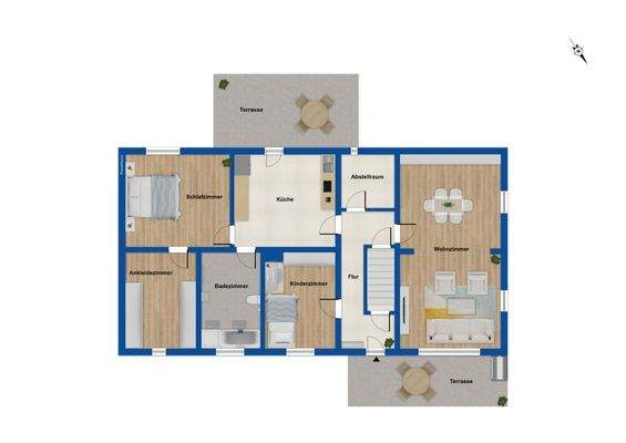 Grundriss Erdgeschoss