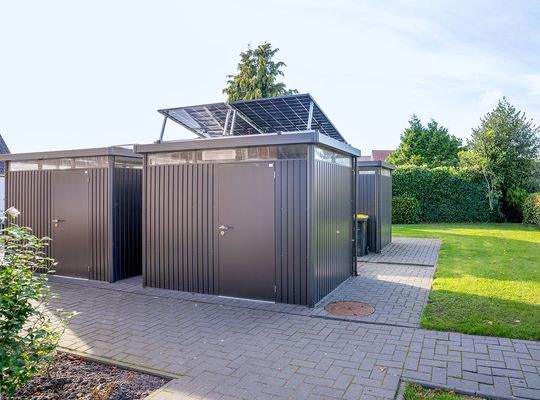 Außenliegender Abstellraum