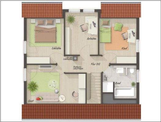 Grundriss Dachgeschoss