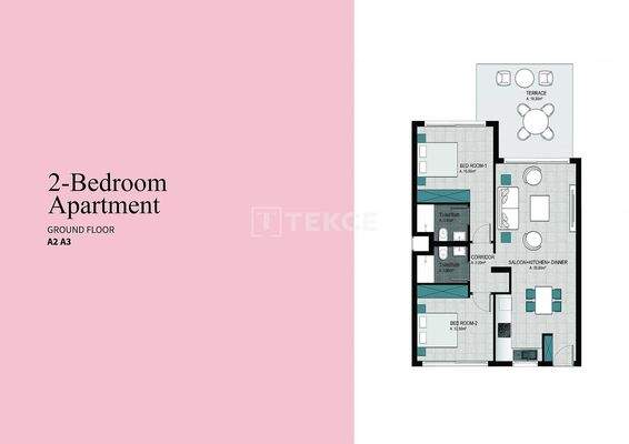 Mountain-View Apartments Near the Sea in Karaağaç Girne