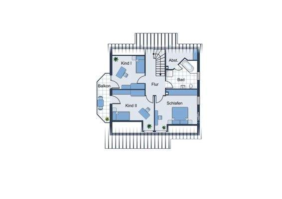 Grundriss Dachgeschoss