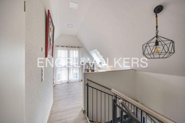 Offene Galerie im oberen Bereich der Wohnung