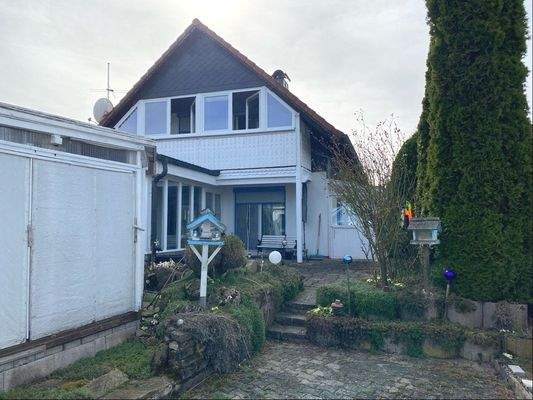 Anbau - Außenansicht vom Garten aus