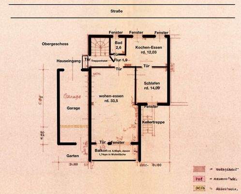 Grundriss Obergeschoss