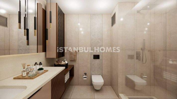 New Apartments with Botanic Garden in Buyukcekmece Istanbul
