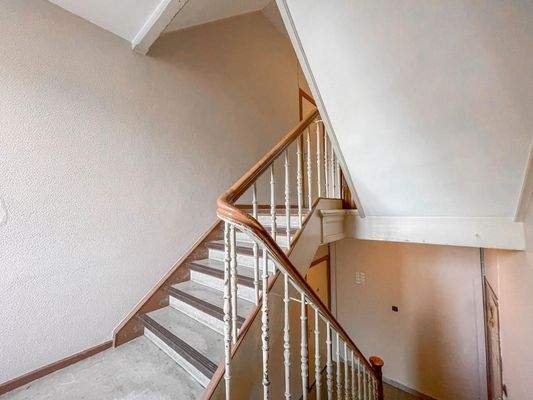 Treppenhaus - frisch gestrichen