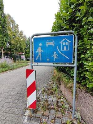 verkehrsberuhigte Spielstraße