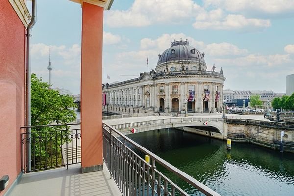 Ausblick vom Balkon