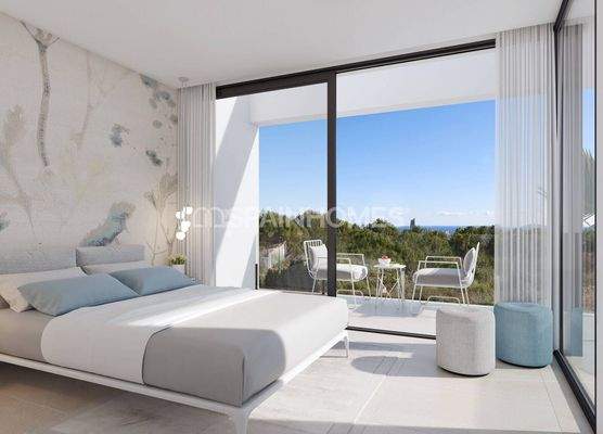 Sea View Villas with Pool and Terraces in Finestrat Alicante